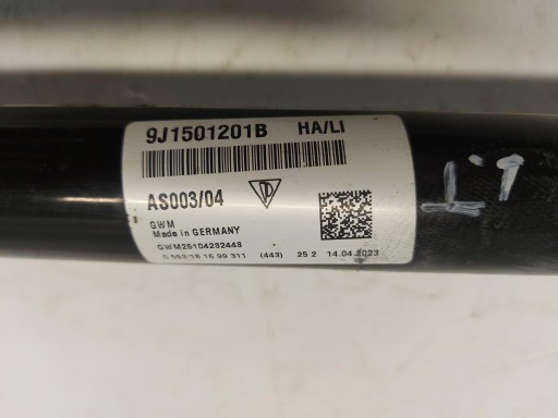 Porsche Taycan Cross Turismo semi-axis semi-axis left rear part rear 9j1501201b