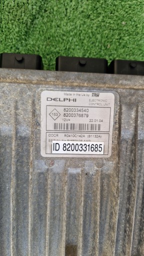 control unit computer SUZUKI JIMNY 1.5 DDIS 65KM 8200376879 8200331685 2004R