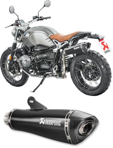 S-B12SO17-HBRBL - Глушник вихлопної труби Akrapovic BMW R NINE T ABS 2014-2023