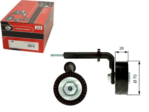 T39005 - Натяжной ролик поликлинового ремня BMW 3 (E46) 3