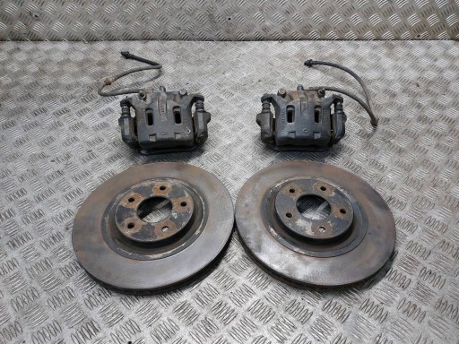 discs brake front + calipers RENAULT KOLEOS and 2.0 DCI