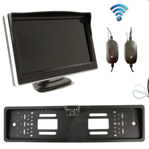 Монитор 5 беспроводная камера рамка передняя задняя светодиодная