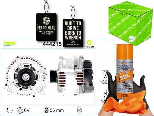 VAL444215#ECS-PCP+K - Valeo #petrolhead pro+ kit4 генератор