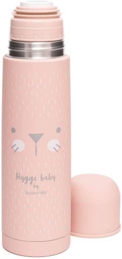 Термос Suavinex для напоїв 0,5 л рожевий