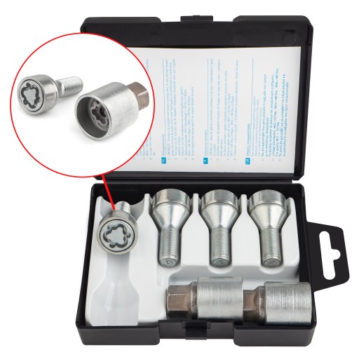 Протиугінні гвинти FARAD M12X1, 25x25 2ключі