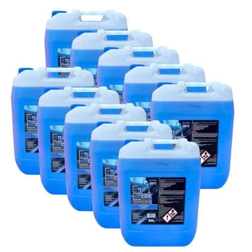 Жидкость для радиатора G11 GLICAR Blue 10X20L 200L