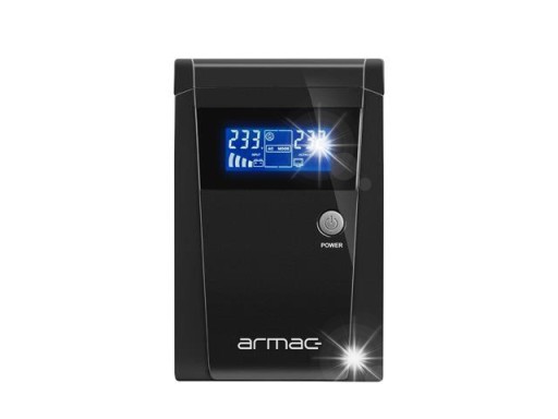 Источник бесперебойного питания armac tower 650 вт / 1000 ва синус + 2 офисных аккумулятора 7 ач