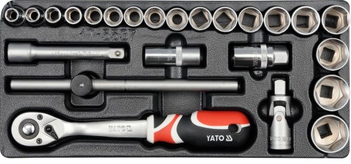 ВСТАВКА ДЛЯ ЯЩИКІВ YATO НАБІР РОЗЕТОК 1/2