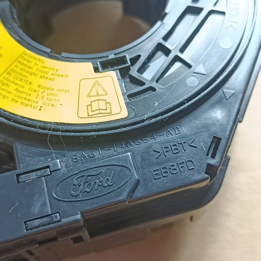 Ford Fiesta MK7 LIFT 2013 kroužek / kroužek slizgowy airbag / SRS