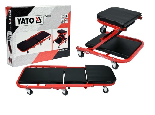 КУШЕТКА - СИДЕНЬЕ МАСТЕРСКОЙ 2В1 YATO YT-08802