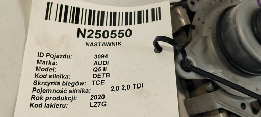 regulator REDUKTOR gearboxes 0CJ927755 2.0 TDI AUDI Q5 II FY