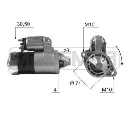 220481A - Стартер мицубиси эпохи мессмера