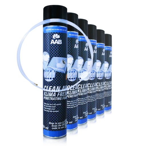 6x AABCOOLING KLIMA FRESH 750мл CLEAN FOAM - КОНДИЦІОНЕР ПОВІТРЯ