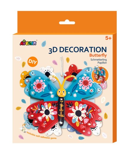 3D dekorácia - Motýľ /MG DISTRIBÚCIA