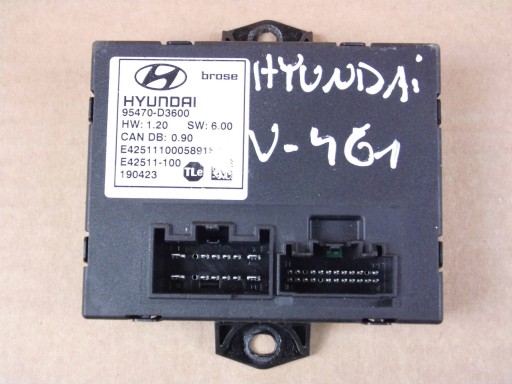 Hyundai Tucson III TL module control unit bonnet boot rear part 95470-D3600