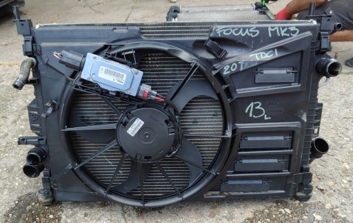 Ford focus mk3 2.0 tdci вентилятор радиатора в сборе 8v619l440ac