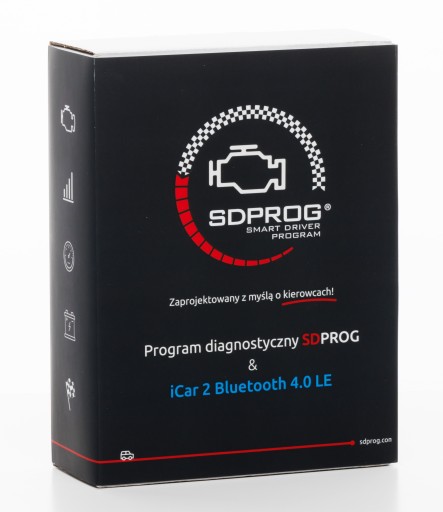 VGATE SDPROG 4.0 LE Kit iCar 2 BT 4.0 LE ELM327 OBDII програмний інтерфейс
