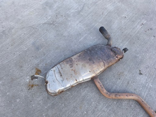 muffler, exhaust AUDI A3 8P VOLKSWAGEN SEAT SKODA 1K0118A 1K0120D 1K6253611M