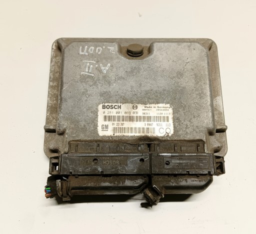 Bedienteil Computer OPEL ASTRA G 2.0DTI 09133267CQ