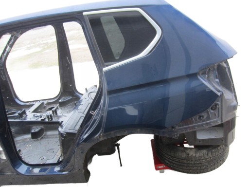 BMW X3 F25 fender left rear rear part quarter A76 TIEFSEEBLAU A76POD27