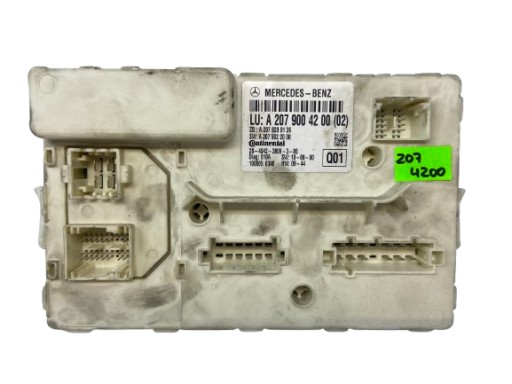 A2078200126 - Контролер комп'ютерного модуля mercedes a2079004200