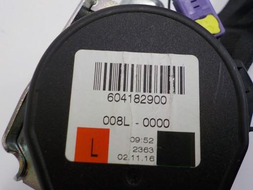 AUDI A3 8P Gurten Sicherheits links 8P4857705G 604182900