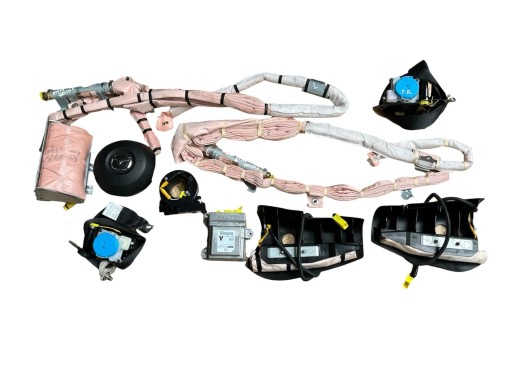 airbag CINTURA SICUREZZA ANTERIORI komplet Mazda 6 3 GJ 2012 GHR1-57K30