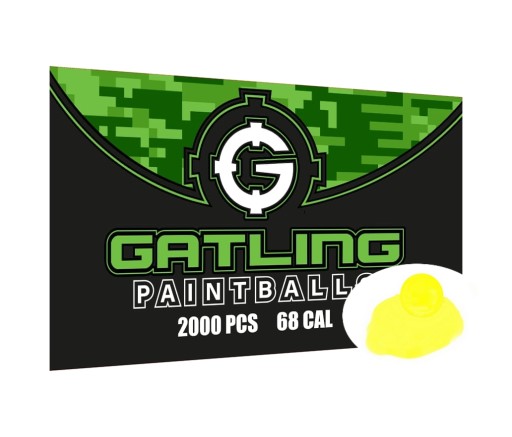 GULIČKY Gatling paintball 2000ks* EU KVALITA!