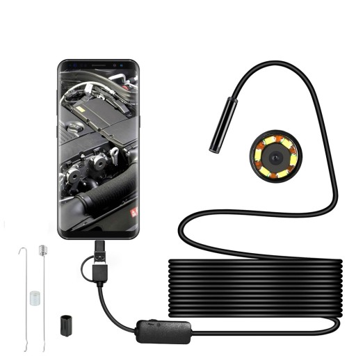 Камера осмотра эндоскопа 1080п вифи 8мм 5М