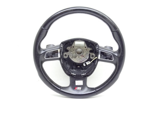 steering wheel, leather MULTI with shifting AUDI S4 B8 8K0419091BF