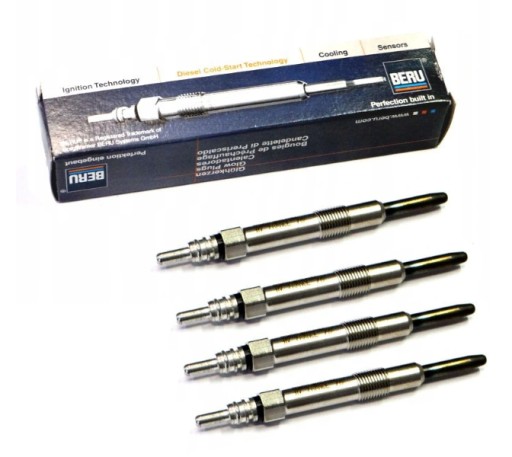 GN041 - 4X свічки розжарювання Zafira ASTRA VECTRA 1.9 cdti Beru