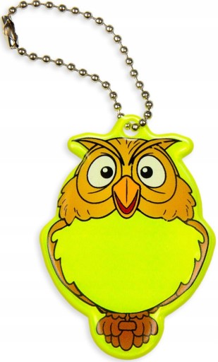 Світловідбиваючий брелок сова