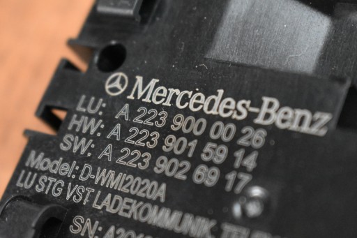 IDEALNA LADOWARKA INDUKCYJNA MERCEDES W223 W206 1 9