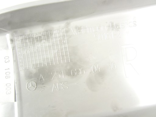 cap threshold rear right Mercedes R-klasa W251