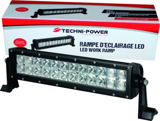 862717 - Світлодіодний робочий світильник прямокутник 72 Вт 5040 ЛМ довжина 358 мм