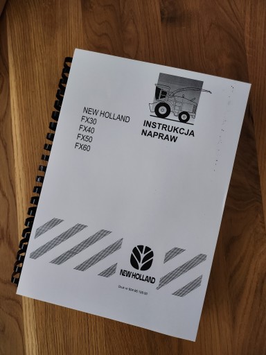 NEW HOLLAND FX30, FX40, FX50, FX60 руководство по ремонту НА ПОЛЬСКОМ ЯЗЫКЕ