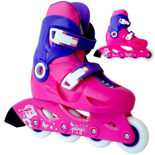 Рожево-фіолетові ковзани Play3 28/30
