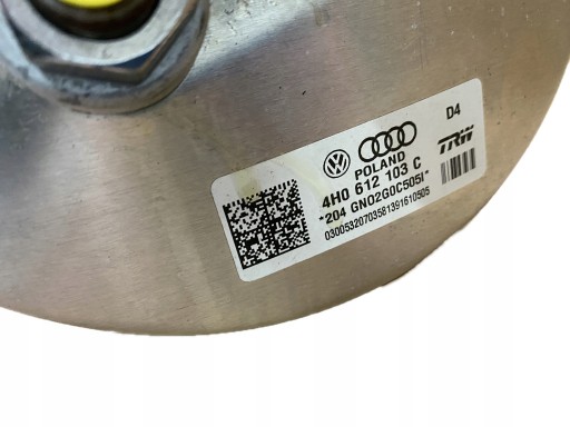 AUDI A8 4H D4 Servo Hauptbremszylinder Bremspumpe 4H0612103C