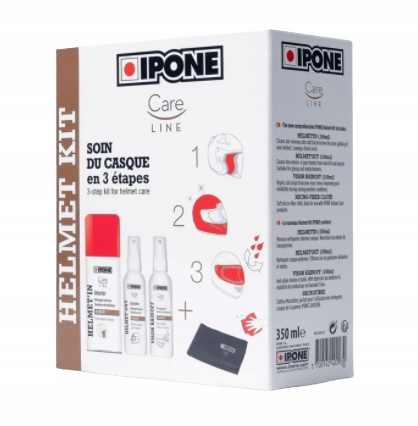 КОМПЛЕКТ ДЛЯ УХОДА ЗА ШЛЕМОМ IPONE FIBRA SPRAY CLEANER