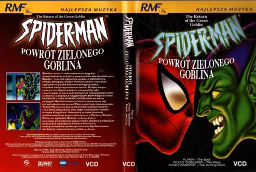 Spider-Man. Powrót Zielonego Goblina VCD