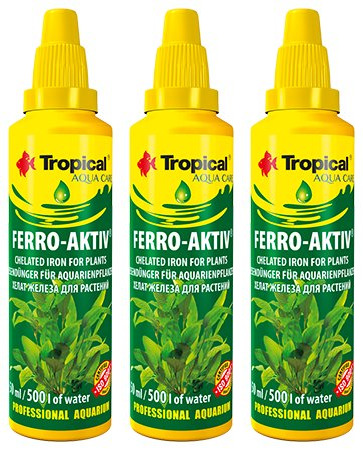 Tropical FERRO-AKTIV żelazo dla roślin 3x30ml