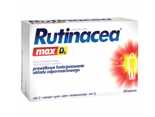 Rutinacea Max D3 x 60 tabletek