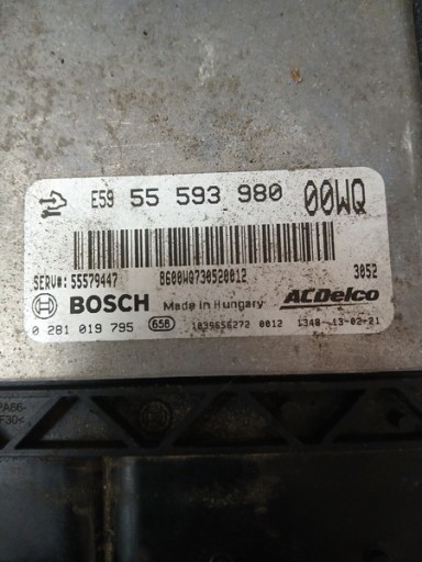 Computer 55593980 OPEL CORSA D 1.3 CDTI