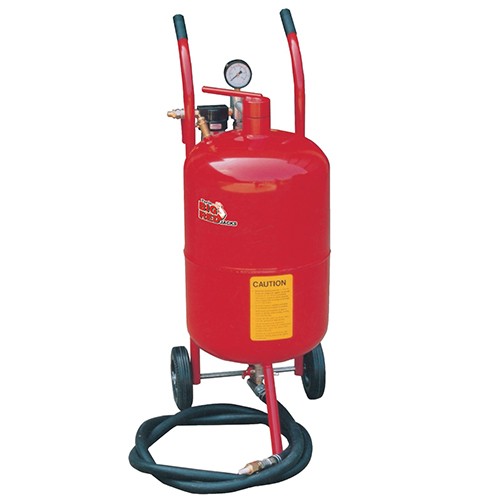 СИФОННАЯ ПЕСОЧНАЯ МАШИНА 40 Л МОБИЛЬНАЯ НА КОЛЕСАХ + МАСКА + 4 МОЩНЫЕ НАСАДКИ TORIN