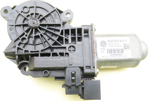 6Q2959802F1 - Моторчик водійського скла skoda fabia 2 ii 5j