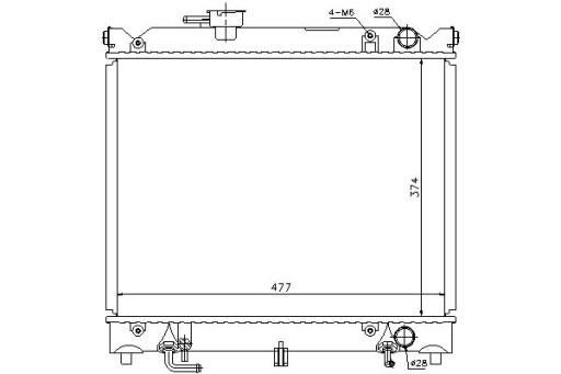64079 - Кулер води nissens suzuki vitara 1.6 drive on