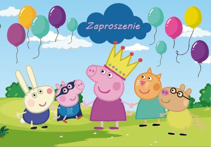 ЗАПРОШЕННЯ НА ДЕНЬ НАРОДЖЕННЯ Свинки Пеппи
