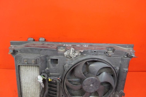 PEUGEOT 307 2.0 HDI RHY support panel for radiators radiator fan KOMPLET