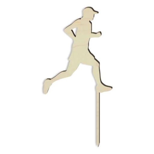 TOPPER CAKE прикраса дерево SPORT бігун SPRINTER