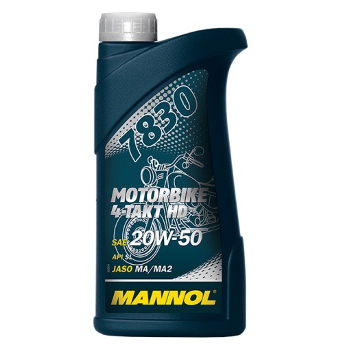 МАСЛО MANNOL MA2 20W50 ПОЛУСИНТЕТИЧЕСКИЙ V-TWIN HD 4L
